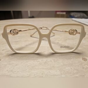 IIvory Square Frame Glasses